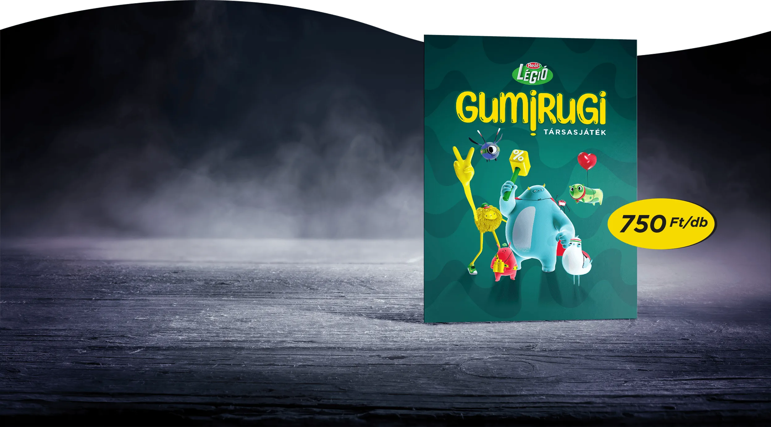 Társasjáték szekció első háttere számítógépes nézetben